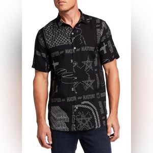 NWOT Ksubi Super Nature short sleeve button up size L